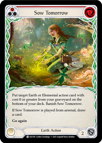 Sow Tomorrow (Red) [ELE140] (Tales of Aria) 1st Edition Normal 