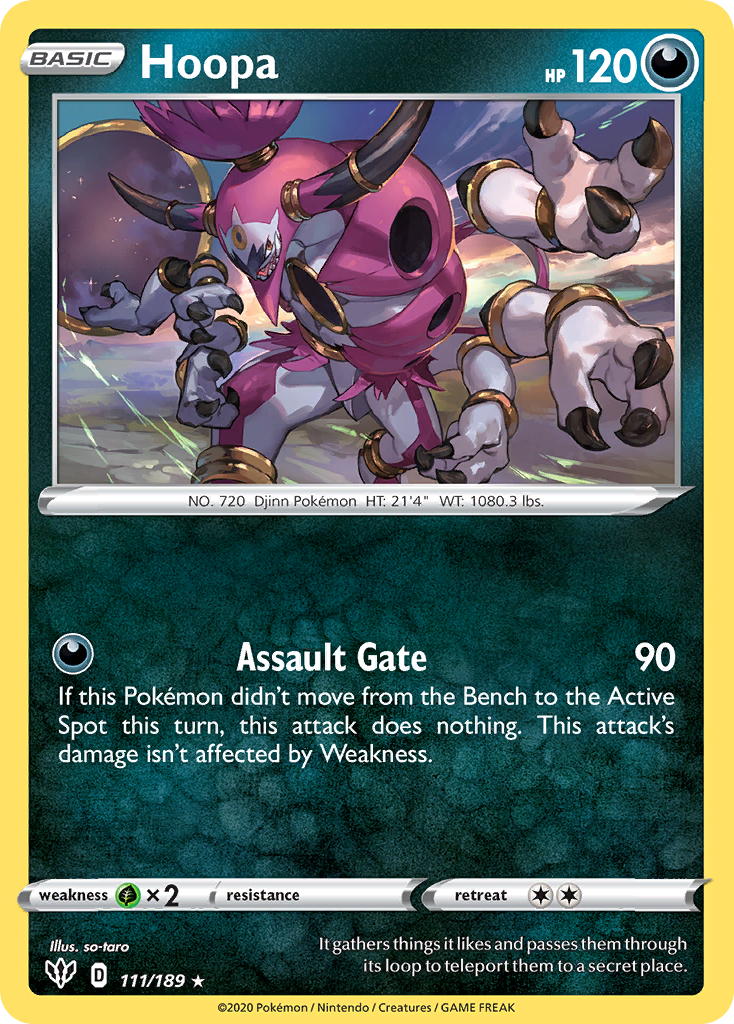 Hoopa (111/189) [Sword &amp; Shield: Darkness Ablaze] 