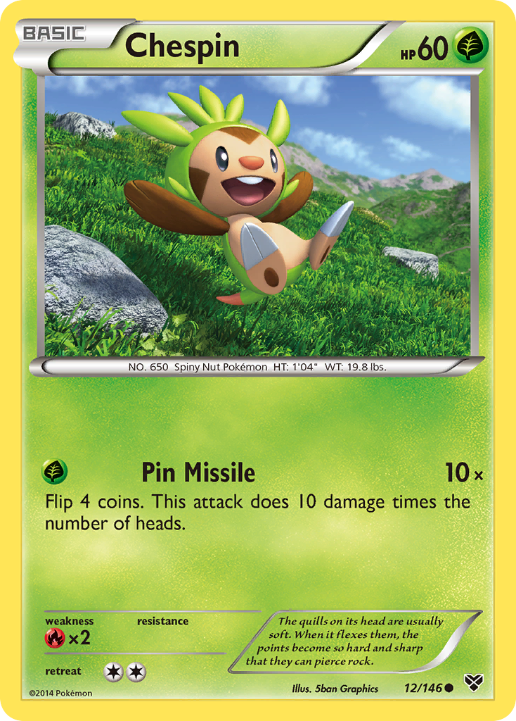 Chespin (12/146) [XY: Base Set] 
