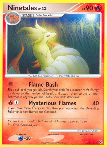 Ninetales (36/127) [Platinum: Base Set] 
