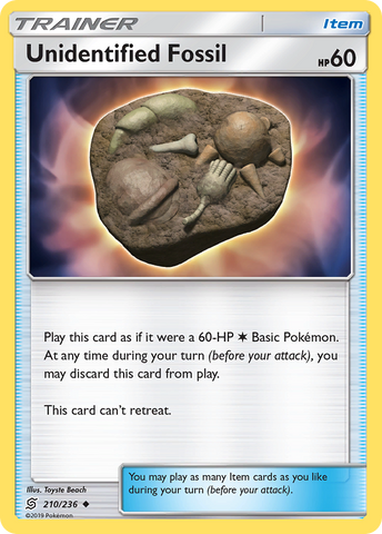 Unidentified Fossil (210/236) [Sun &amp; Moon: Unified Minds] 