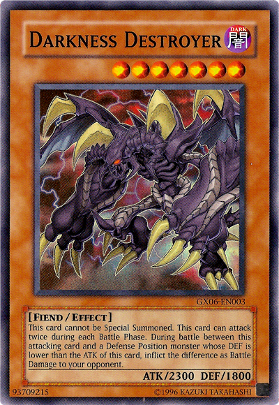 Darkness Destroyer [GX06-EN003] Super Rare 