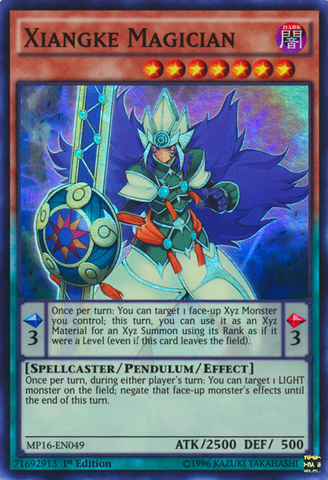 Xiangke Magician [MP16-EN049] Super Rare 
