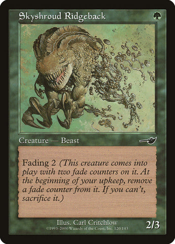 Skyshroud Ridgeback [Nemesis] 
