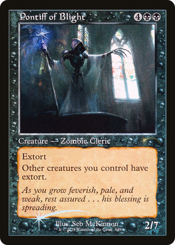 Pontiff of Blight (Retro Frame) [Secret Lair Drop Series] 