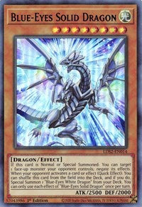 Blue-Eyes Solid Dragon (Blue) [LDS2-EN014] Ultra Rare 