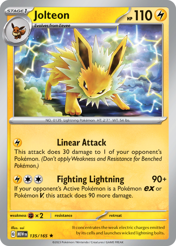 Jolteon (135/165) [Scarlet & Violet: 151]