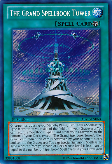 The Grand Spellbook Tower [ABYR-EN060] Secret Rare 