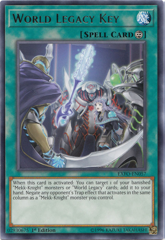 World Legacy Key [EXFO-EN057] Rare 