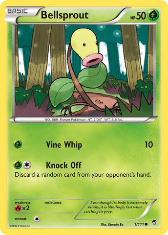 Bellsprout (1/111) [XY: Furious Fists] 