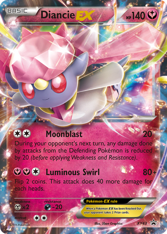 Diancie EX (XY43) [XY: Black Star Promos] 