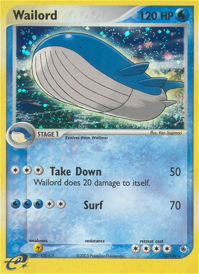 Wailord (14/109) [EX: Ruby &amp; Sapphire] 