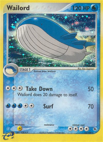 Wailord (14/109) [EX: Ruby &amp; Sapphire] 