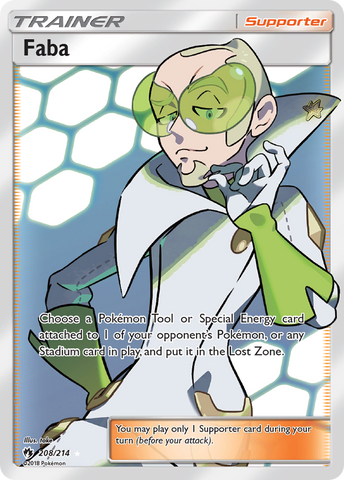 Faba (208/214) [Sun &amp; Moon: Lost Thunder] 