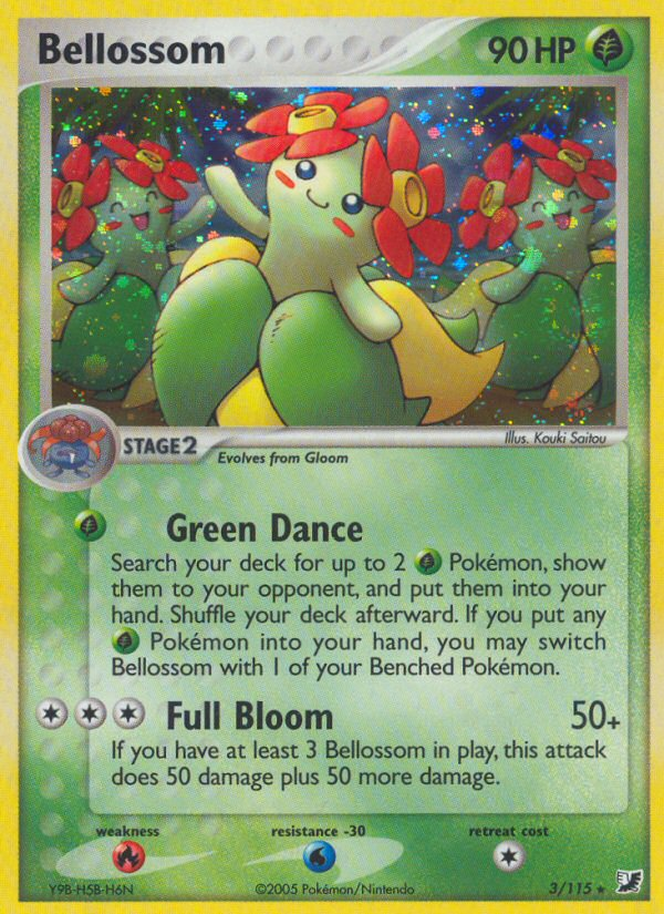 Bellossom (3/115) [EX: Unseen Forces] 