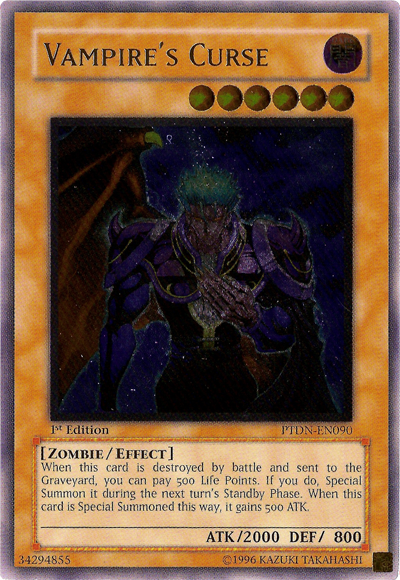 Vampire's Curse [PTDN-EN090] Ultimate Rare 