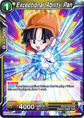 Exceptional Ability Pan (BT11-110) [Vermilion Bloodline] 