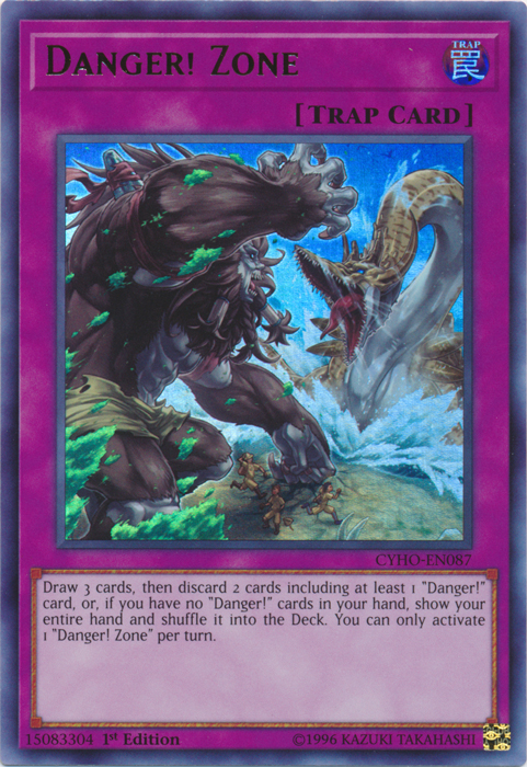 Hazard! Zone [CYHO-EN087] Ultra Rare 