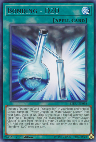 Bonding - D2O [LEDU-EN038] Rare 