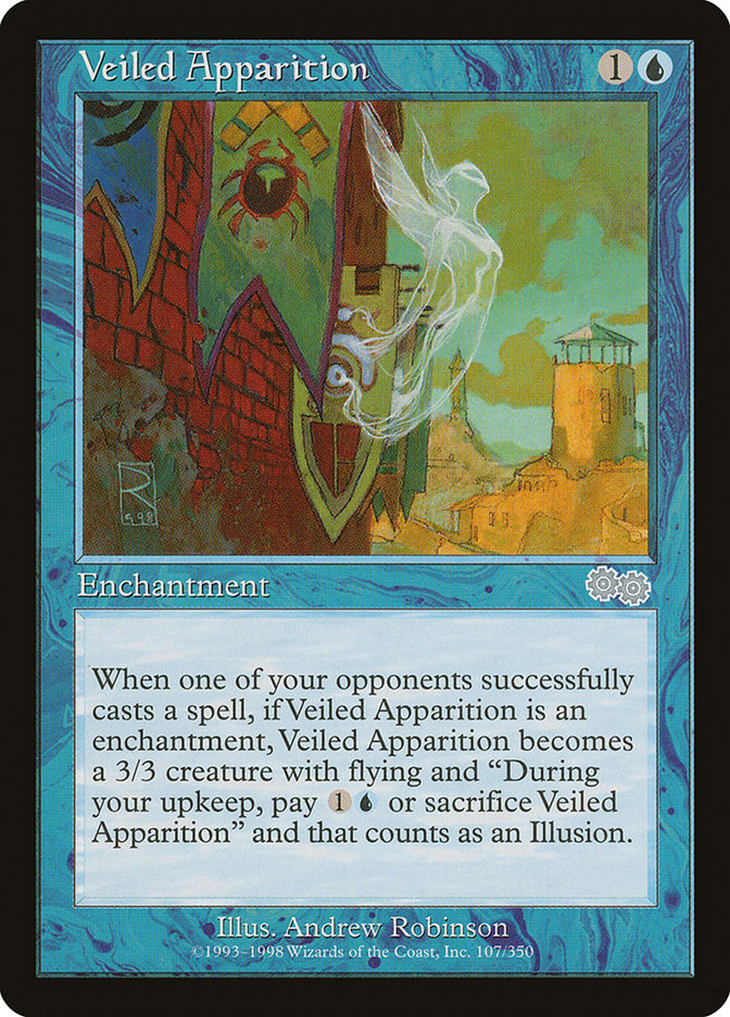 Veiled Apparition [Urza's Saga] 