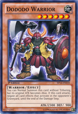 Dododo Warrior [SP14-EN018] Common 