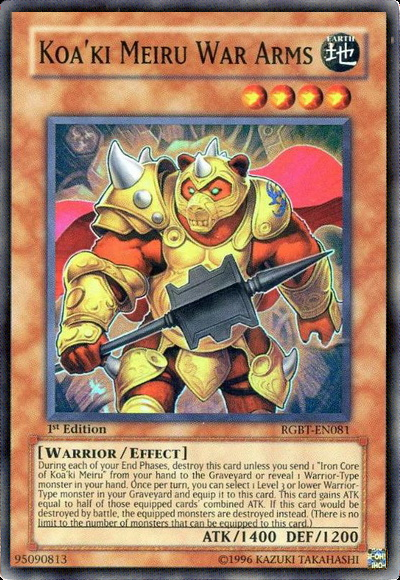 Koa'ki Meiru War Arms [RGBT-EN081] Super Rare 