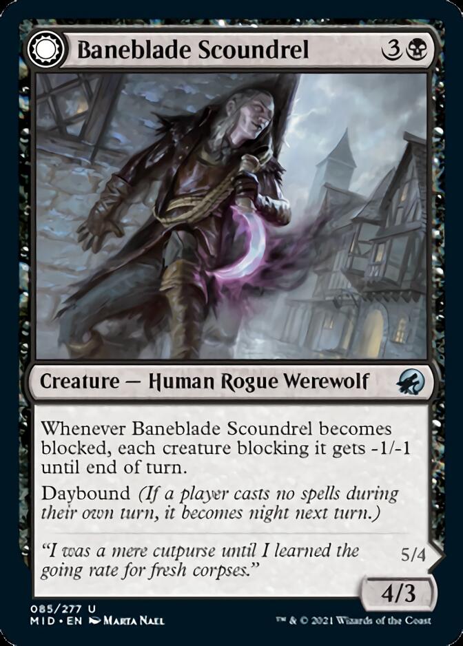 Baneblade Scoundrel // Baneclaw Marauder [Innistrad: Midnight Hunt]