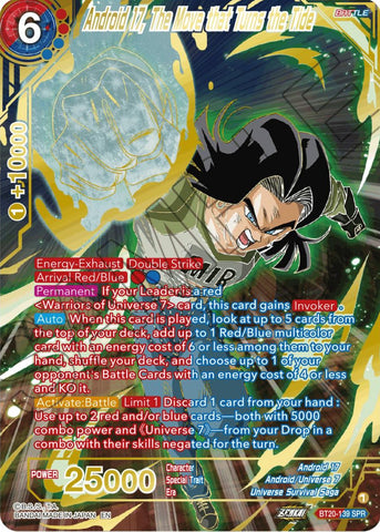 Android 17, The Move that Turns the Tide (SPR) (BT20-139) [Power Absorbed] 