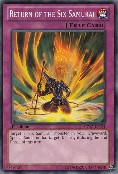 Return of the Six Samurai [SDWA-EN034] Common 