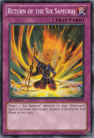 Return of the Six Samurai [SDWA-EN034] Common 