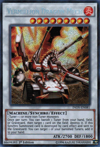 Vermillion Dragon Mech [INOV-EN081] Secret Rare 