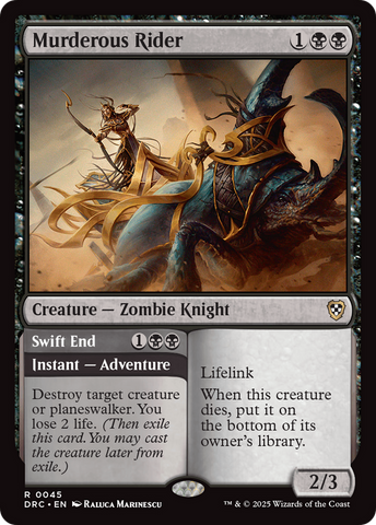 Murderous Rider [Aetherdrift Commander] 