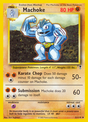 Machoke (51/110) [Legendary Collection] 