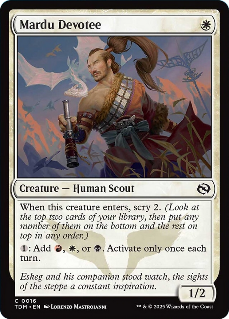 Mardu Devotee [Tarkir: Dragonstorm] 
