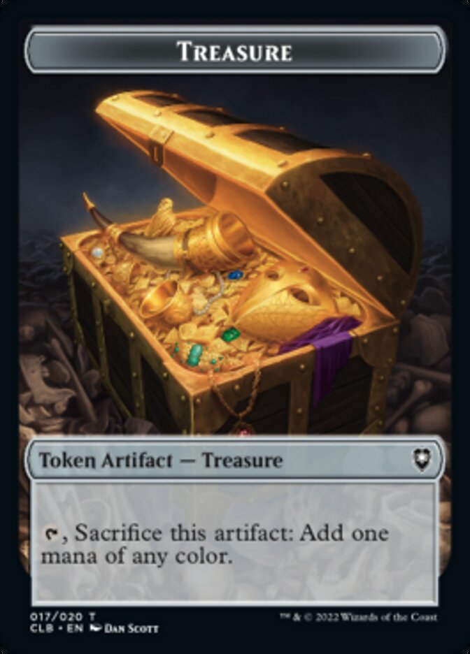 Treasure // Construct Double-Sided Token [Commander Legends: Battle for Baldur's Gate Tokens] 