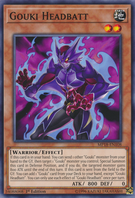 Gouki Headbatt [MP18-EN108] Common 