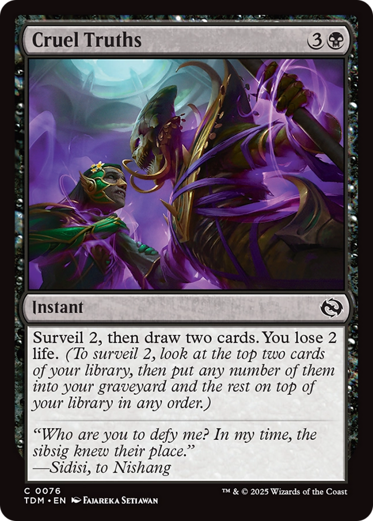 Cruel Truths [Tarkir: Dragonstorm] 