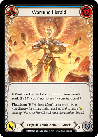 Wartune Herald (Blue) [U-MON028] (Monarch Unlimited) Unlimited Normal 