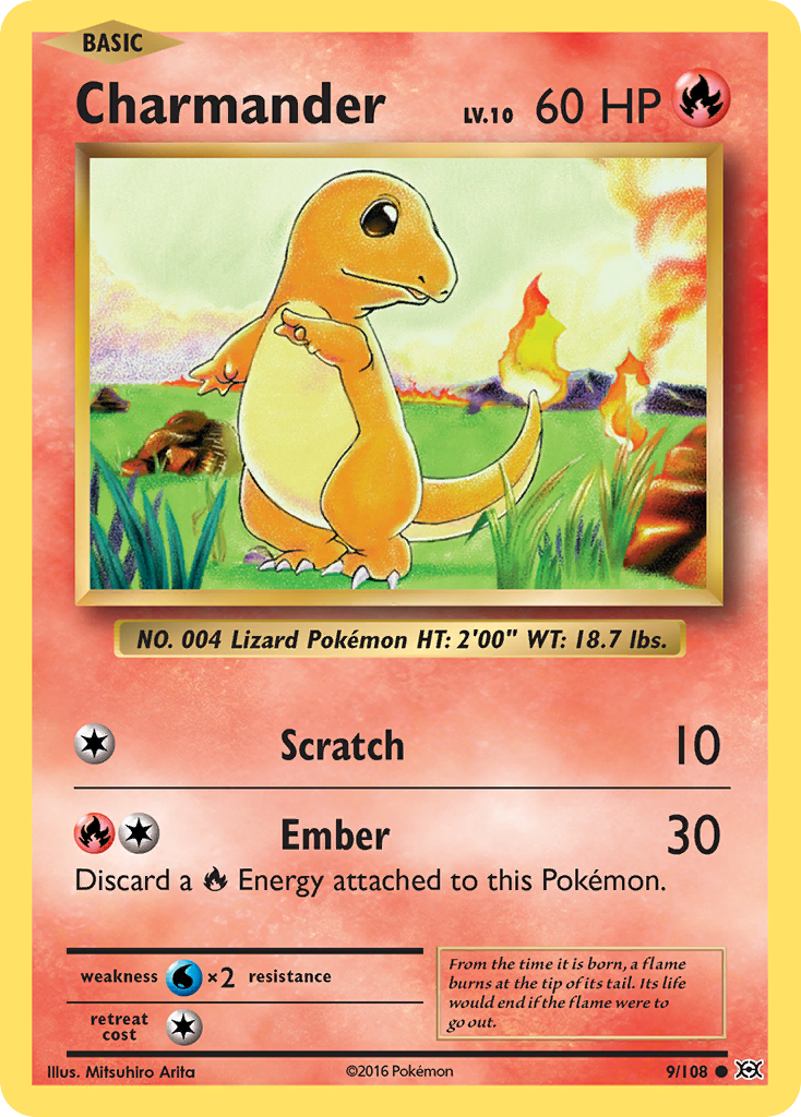 Charmander (9/108) [XY: Evolutions] 