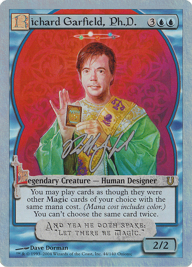 Richard Garfield, Ph.D. (Alternate Foil) [Unhinged] 