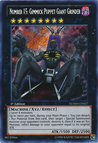 Number 15: Gimmick Puppet Giant Grinder [NUMH-EN027] Secret Rare 