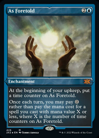 As Foretold (Foil Etched) [Double Masters 2022] 