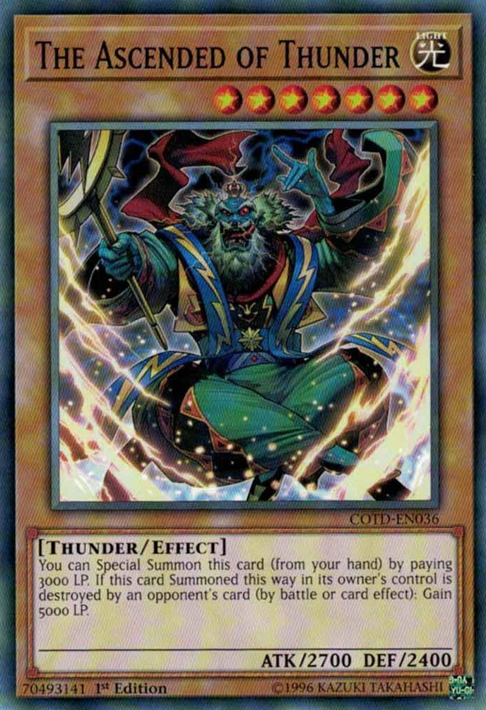 The Ascended of Thunder [COTD-EN036] Short Print 