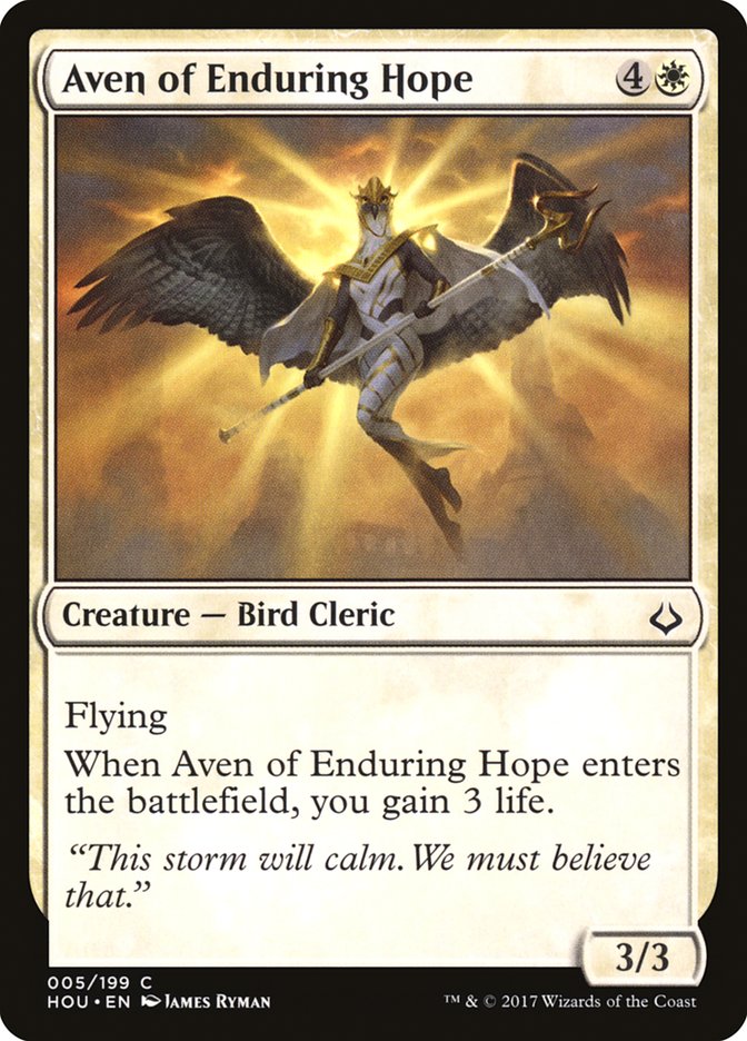 Aven of Enduring Hope [Hour of Devastation] 