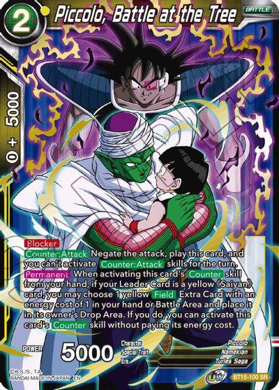 Piccolo, Battle at the Tree (BT15-100) [Saiyan Showdown]