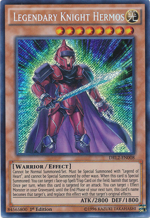 Legendary Knight Hermos [DRL2-EN008] Secret Rare 