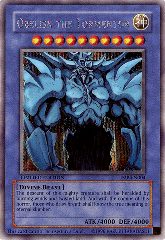 Obelisk the Tormentor [JMP-EN004] Secret Rare 