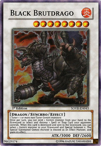 Black Brutdrago [SOVR-EN043] Super Rare 