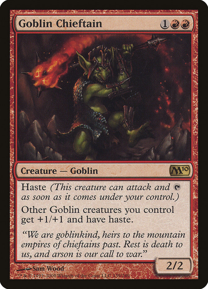 Goblin Chieftain [Magic 2010] 