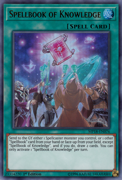 Spellbook of Knowledge [MP18-EN076] Ultra Rare 
